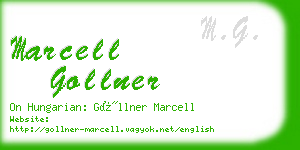 marcell gollner business card